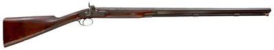 Lot 468 - A CRISP 14-BORE SINGLE BARRELLED PERCUSSION SPORTING GUN BY REILLY
