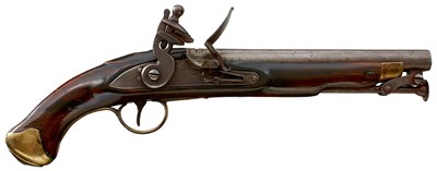 Lot 317 - A .650 CALIBRE FLINTLOCK NEW LAND PATTERN SERVICE PISTOL TO THE 16TH LIGHT DRAGOONS