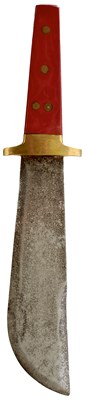 Lot 564 - A VERY LARGE BOWIE KNIFE