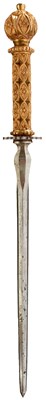 Lot 274 - A FINE EXAMPLE OF A POINGNARD OR PONIARD DAGGER IN THE 15TH OR 16TH CENTURY STYLE