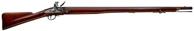 Lot 446 - A CLEAN .750 CALIBRE FLINTLOCK BROWN BESS BY SARGANT & SON