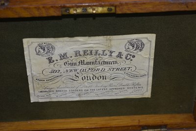 Lot 351 - A SCARCE 54-BORE FOUR-BARRELLED PERCUSSION PEPPERBOX REVOLVER BY REILLY
