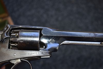 Lot 354 - A CASED 120-BORE FIVE-SHOT PERCUSSION 2ND MODEL DEANE HARDING REVOLVER