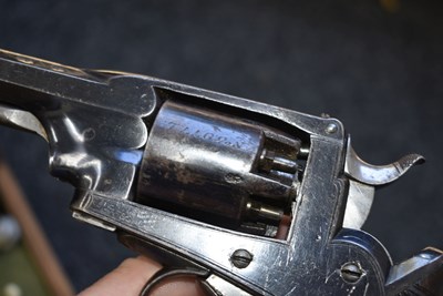Lot 354 - A CASED 120-BORE FIVE-SHOT PERCUSSION 2ND MODEL DEANE HARDING REVOLVER