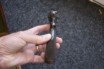 Lot 354 - A CASED 120-BORE FIVE-SHOT PERCUSSION 2ND MODEL DEANE HARDING REVOLVER