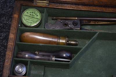 Lot 353 - A CASED 120-BORE FIVE-SHOT PERCUSSION 1ST MODEL DEANE HARDING REVOLVER