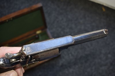 Lot 353 - A CASED 120-BORE FIVE-SHOT PERCUSSION 1ST MODEL DEANE HARDING REVOLVER
