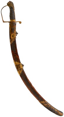 Lot 165 - A GEORGIAN IRISH OFFICER'S SABRE