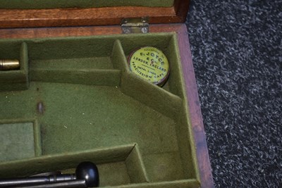 Lot 350 - A GOOD CASED 58-BORE SIX-SHOT PERCUSSION PEPPERBOX REVOLVER BY DOOLEY