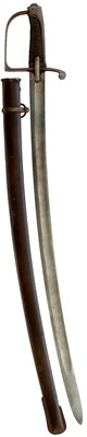 Lot 198 - AN ITALIAN MODEL 1833 MOUNTED ARTILLERY SWORD