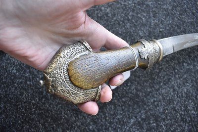Lot 70 - A 19TH CENTURY MOROCCAN KOUMMYA OR JAMBIYA