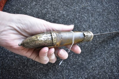 Lot 70 - A 19TH CENTURY MOROCCAN KOUMMYA OR JAMBIYA