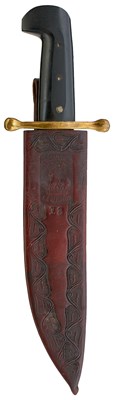 Lot 727 - AN AMERICAN COLLINS & CO LEGITIMUS BOWIE KNIFE