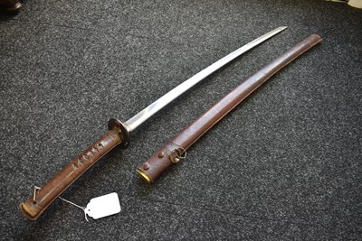 Lot 18 - A KATANA