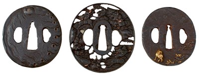 Lot 35 - THREE IRON TSUBA