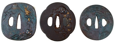 Lot 33 - THREE IRON TSUBA