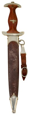 Lot 763 - A THIRD REICH ERASED ROHM INSCRIPTION SA DAGGER