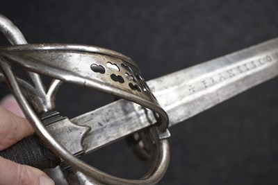 Lot 237 - A FINE 17TH CENTURY GERMAN SWORD RAPIER