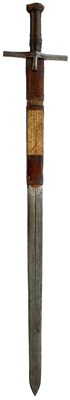 Lot 143 - A 19TH CENTURY SUDANESE KASKARA OR SWORD