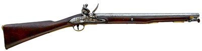 Lot 417 - A .650 CALIBRE FLINTLOCK CAVALRY CARBINE