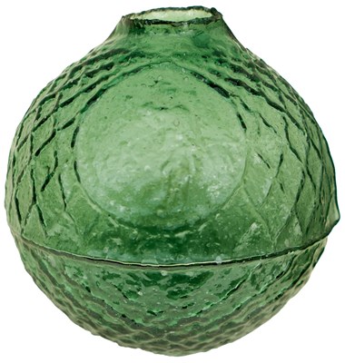 Lot 512 - A 19TH CENTURY BOGARDUS GLASS TARGET BALL
