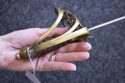 Lot 175 - A VICTORIAN 1822 PATTERN INDIAN ARMY OFFICER'S SWORD