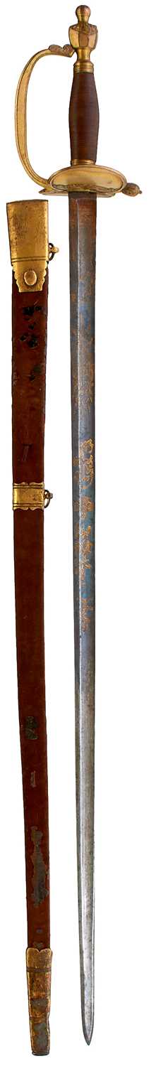 Lot 159 - A 1796 PATTERN INFANTRY OFFICER'S SWORD