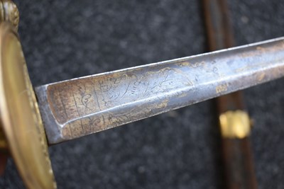 Lot 159 - A 1796 PATTERN INFANTRY OFFICER'S SWORD