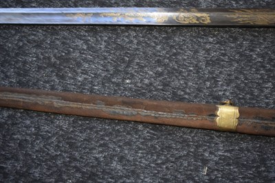 Lot 159 - A 1796 PATTERN INFANTRY OFFICER'S SWORD
