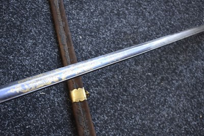 Lot 159 - A 1796 PATTERN INFANTRY OFFICER'S SWORD