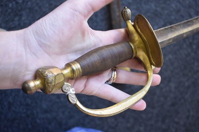Lot 159 - A 1796 PATTERN INFANTRY OFFICER'S SWORD