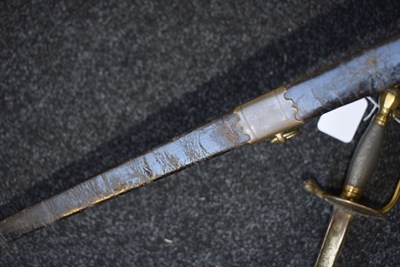 Lot 161 - A 1796 PATTERN INFANTRY OFFICER'S SWORD
