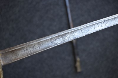 Lot 161 - A 1796 PATTERN INFANTRY OFFICER'S SWORD