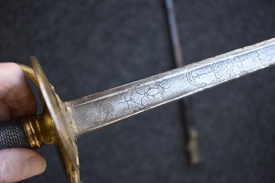 Lot 161 - A 1796 PATTERN INFANTRY OFFICER'S SWORD
