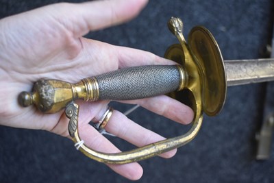 Lot 161 - A 1796 PATTERN INFANTRY OFFICER'S SWORD