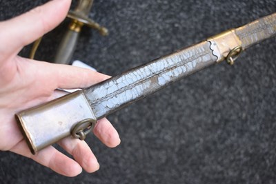 Lot 161 - A 1796 PATTERN INFANTRY OFFICER'S SWORD