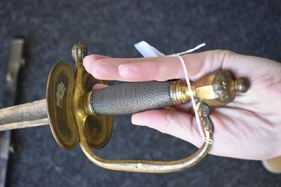 Lot 161 - A 1796 PATTERN INFANTRY OFFICER'S SWORD