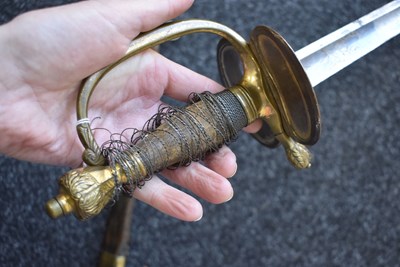 Lot 162 - A 1796 PATTERN INFANTRY OFFICER'S SWORD