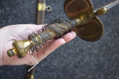 Lot 162 - A 1796 PATTERN INFANTRY OFFICER'S SWORD