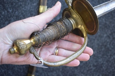 Lot 162 - A 1796 PATTERN INFANTRY OFFICER'S SWORD