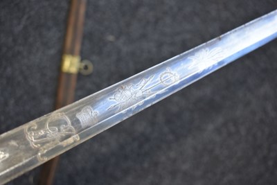 Lot 162 - A 1796 PATTERN INFANTRY OFFICER'S SWORD