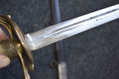 Lot 150 - A 1796 PATTERN HEAVY CAVALRY OFFICER'S DRESS SWORD