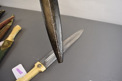 Lot 137 - A 19TH CENTURY CAUCASIAN KINDJAL