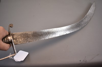 Lot 49 - AN EARLY 19TH CENTURY INDIAN TROPHY SWORD
