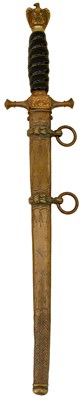 Lot 760 - AN IMPERIAL GERMAN NAVAL OFFICER'S DAGGER