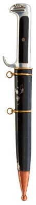 Lot 776 - A SECOND WORLD WAR ITALIAN MVSN OR ARMY OFFICER'S DAGGER