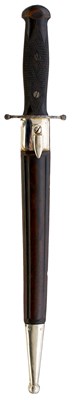 Lot 777 - A SCARCE SECOND WORLD WAR ITALIAN MVSN FIGHTING KNIFE