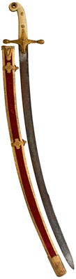 Lot 153 - A VICTORIAN 15TH HUSSARS OFFICER'S MAMELUKE
