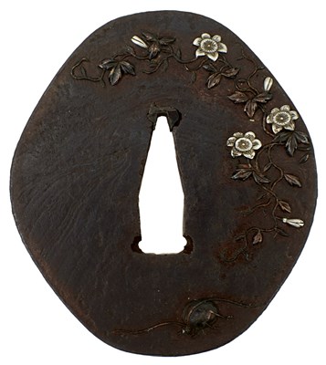 Lot 18 - A MORUME IRON TSUBA