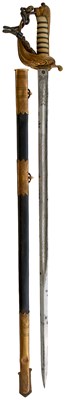 Lot 197 - A RARE FIRST WAR PERIOD ROYAL NAVAL AIR SERVICE OFFICER'S SWORD
